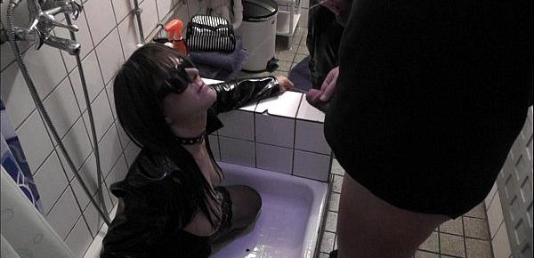  Kinky wife pissed on by many strangers